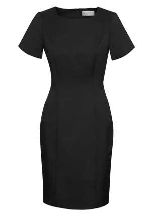 NZST Womens Short Sleeve Dress Black