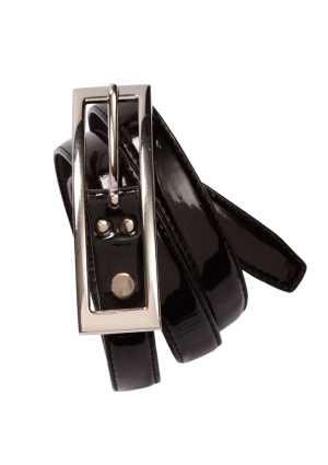 NZST Ladies Semi-Patent Belt Black