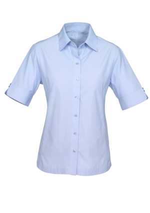 NZST Ladies Ambassador Short Sleeve Shirt Blue