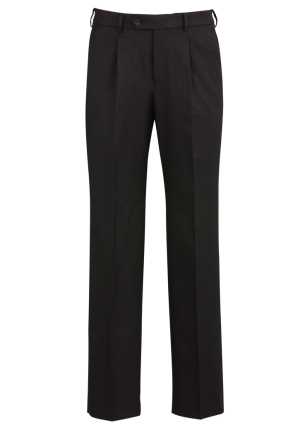 School of Tourism Mens One Pleat Pant Regular Black