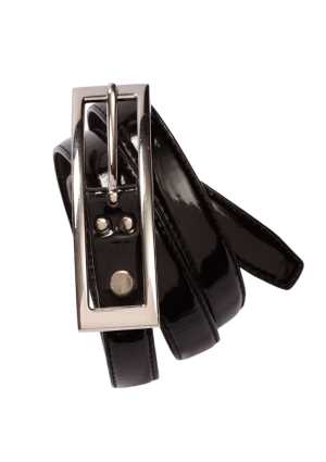 School of Tourism Ladies Semi-Patent Belt Black